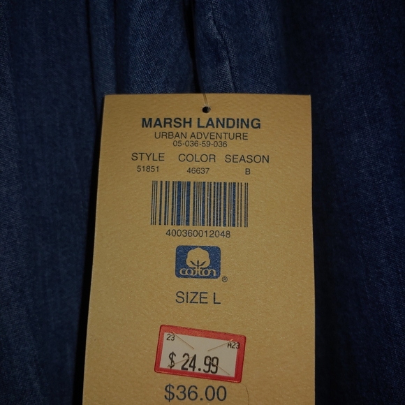 Marsh Landing NWT Loop Buttonhole Shirt-Jac Large - Picture 6 of 9